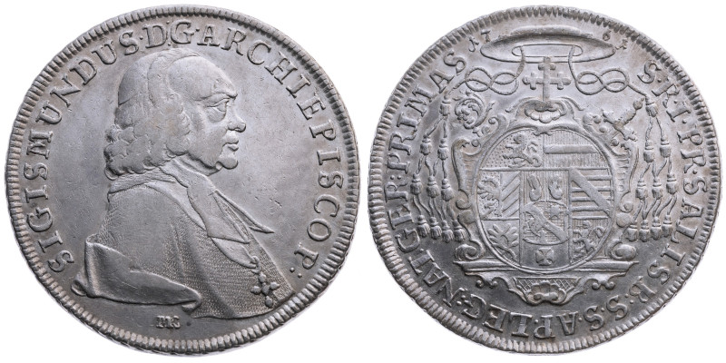 Salzburg 
Erzbistum. Sigismund III. von Schrattenbach, 1753-1771
Taler
1761
...