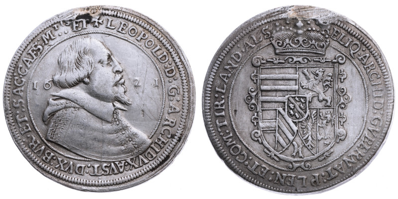 Habsburg 
Leopold V., Erzherzog, 1619-1632
Taler
1621
Ensisheim

(als Bisc...