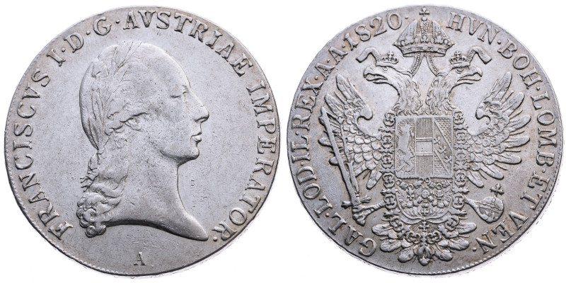 Österreich 
Kaiserreich. Franz II. (I.), 1804-1835
Taler
1820
A Wien

Vs: ...