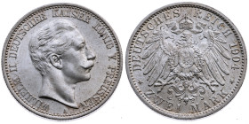 Preussen 
Königreich. Wilhelm II., 1888-1918
2 Mark
1904
A Berlin

Vs: Kopf des Kaisers Wilhelm II. nach rechts, unten Münzstättenbuchstabe, Ums...