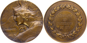 Krieg und Frieden 
Zweiter Weltkrieg, 1939-1945
Bronze-Verdienstmedaille
o. J. (1944)

für den Widerstand gegen die deutsche Besetzung von Paris ...