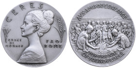 Landwirtschaft und Gartenbau 
Silber-Medaille
o. J. (1976)

auf auf Gracia Patricia, Fürstin von Monaco, als "Ceres", Patronin der FAO (Rom)
Vs: ...