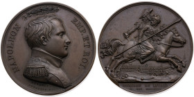 Frankreich 
I. Kaiserreich. Napoleon I., 1804-1814, 1815
Bronze-Medaille
1807

auf die Schlacht von Lützen 1813
Vs: Brustbild in Uniform n. r., ...