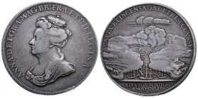 Großbritannien 
Königreich. Anne, 1702-1714
Silber-Medaille
1702

auf die Zerstörung der spanischen Silberflotte in der Bucht von Vigo
Vs: Brust...