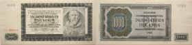 Böhmen und Mähren 
1000 Kronen
1942

Vs: Peter Parler, Baumeister
Rs: Nominal

Literatur: WPM 14; Grabowski ZWK19
Erhaltung: ohne Auflage