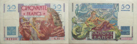 Frankreich 
50 Francs
1946-05-02
1946

Vs: Leverrier
Rs: Neptun
Wasserzeichen: Neptun

Literatur: WPM 127a
Erhaltung: Sehr schön