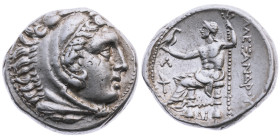 Makedonien 
Königreich
Alexander III. der Große, 336-323 v.Chr
Tetradrachme
um 315-294 v.Chr.
Amphipolis.

(posthume Prägung unter Kassander)
...