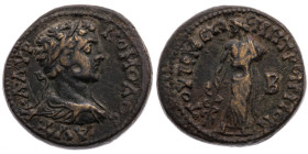 Moesia Inferior 
Unter römischer Herrschaft
Commodus, 180-192
Diassarion
um 177-180
Tomis.

Vs: Drapiertes Brustbild mit Lorbeerkranz n. r., Um...