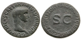 Kaiserreich 
Germanicus, gest. 19
As
um 50-54
Rom

(posthume Prägung unter Claudius)
Vs: Kopf n.r., Umschrift
Rs: "SC" in Umschrift

Materia...