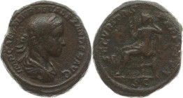 Römer 
Kaiserreich
Severus Alexander, 222-235
As

Rom

Vs: Drapiertes Brustbild mit Lorbeerkranz n. r., Umschrift IMP CAES M AVR SEV ALEXANDER ...