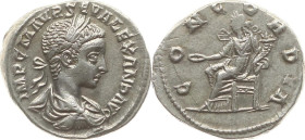 Römer 
Kaiserreich
Severus Alexander, 222-235
Denar

Antiochia.

Vs: Drapiertes Brustbild mit Lorbeerkranz n. r., Umschrift IMP C M AVR SEV ALE...