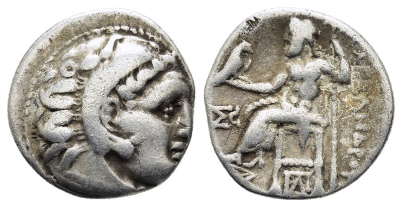KINGS of MACEDON. Alexander III The Great.(336-323 BC).Drachm.
Obv : Head of He...