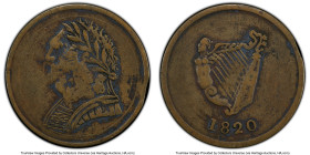 Lower Canada brass "Bust & Harp" Penny Token 1820 VF35 PCGS, Br-1012, Charlton-LC-60E4. HID09801242017 © 2024 Heritage Auctions | All Rights Reserved ...