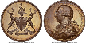 George III bronze "Hudson's Bay Company" Medal ND (1820) MS64 Brown NGC, BHM-1062. 48mm. By Conrad Heinrich Küchler. Possessing a deep mocha hue, love...