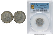 Victoria 10 Cents 1875-H AU Details (Cleaned) PCGS, Heaton mint, KM3. A key date, mildly handled, but with plenty of detail for the grade. HID09801242...