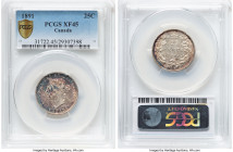 Victoria 25 Cents 1891 XF45 PCGS, London mint, KM5. HID09801242017 © 2024 Heritage Auctions | All Rights Reserved www.HA.com/TexasAuctioneerLicenseNot...
