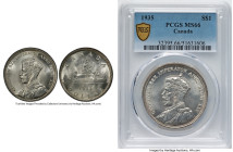 George V Dollar 1935 MS66 PCGS, Royal Canadian mint, KM30. HID09801242017 © 2024 Heritage Auctions | All Rights Reserved www.HA.com/TexasAuctioneerLic...