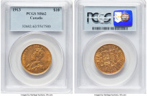 George V gold 10 Dollars 1913 MS62 PCGS, Ottawa mint, KM27, Fr-3. HID09801242017 © 2024 Heritage Auctions | All Rights Reserved www.HA.com/TexasAuctio...