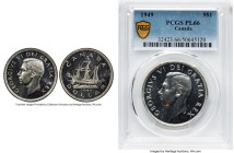 George VI Prooflike Dollar 1949 PL66 PCGS, Royal Canadian mint, KM47. Newfoundland. HID09801242017 © 2024 Heritage Auctions | All Rights Reserved www....