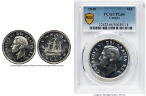 George VI Prooflike Dollar 1949 PL66 PCGS, Royal Canadian mint, KM47. Newfoundland. HID09801242017 © 2024 Heritage Auctions | All Rights Reserved www....