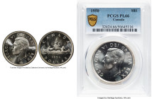 George VI Prooflike Dollar 1950 PL66 PCGS, Royal Canadian mint, KM46. Logs on island variety. HID09801242017 © 2024 Heritage Auctions | All Rights Res...
