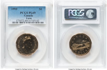 Elizabeth II Prooflike "Loon" Dollar 1993 PL69 PCGS, Royal Canadian mint, KM186. From the Cinderellie Collection HID09801242017 © 2024 Heritage Auctio...