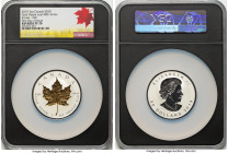 Elizabeth II gilt-silver Reverse Proof "40th Anniversary of the Gold Maple Leaf" 50 Dollars (3 oz) 2019 3oz PR70 NGC, Royal Canadian Mint. Mintage: 20...