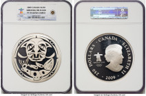Elizabeth II silver Proof "Vancouver Olympics - Surviving The Flood" 250 Dollars (Kilo) 2009 PR70 Ultra Cameo NGC, Royal Canadian Mint, KM913. Mintage...