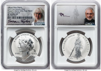 Elizabeth II silver Reverse Proof Ultra High Relief "Peace & Liberty" Mint Medal (1 oz) 2019 PR70 NGC, 30mm. Mintage: 3,000. First Day of Production i...