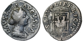 Rome – Faustina II AD 147-175. Rome Denarius AR