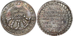 Frederick I (1619-1621) Silver Token 1619 Prag