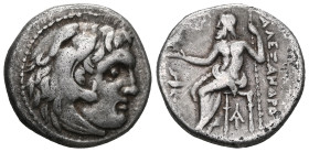 Greek Coins Kingdom of Macedon. Antigonos I Monophthalmos. Drachm. 310-301 a.C. Abydos. Struck as Strategos or king of Asia, in the name and types of ...
