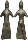 Bronze 'ombra della sera' figure.
 Central Italy, 4th-3rd century BC.
 63 mm.