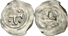 Austria. Ulrich II Duke of Carinthia (1181-1202). AR Friesacher Pfennig, St. Veit mint, 1181-1202. CNA I. C b 8. AR. g. 1.04 mm. 22.00 Unusually large...