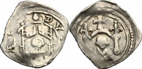 Austria. Heinrich IV of Andechs-Merania, Margrave of Istria-Krain (1204-1228). AR Friesacher Pfennig, Gutenwert mint, ca. 1230. CNA I. C j 31. AR. g. ...