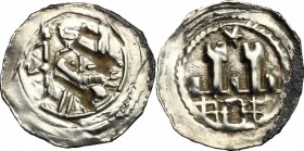 Austria. AR Friesacher Pfennig, Krain and the Frontier zone, ca. 1200. CNA I. C r 12. AR. g. 0.88 mm. 19.00 Some encrustations but otherwise VF.