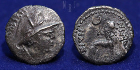 YUEH-CHI: Sapadbizes, late 1st century BC. Silver Drachm