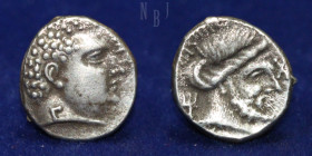 ARABIA: Southern. Himyar. Mubāhil dhu-Raydān. Circa 50 BC. AR Hemidrachm