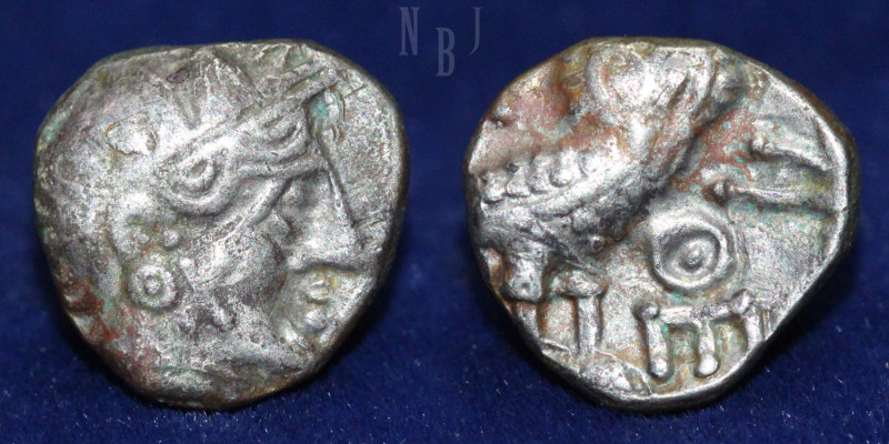 ARABIA, Southern. Saba'. 4th-3rd centuries BC. AR Quarter Unit, imitating Athens...