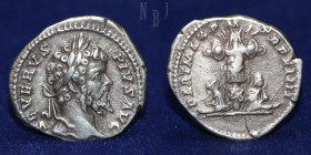 Roman Empire: Septimius Severus. AR Denarius. Rome 201 AD