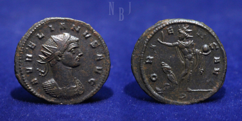 Roman Empire: Aurelian (270-275 AD), AE billon antoninianus. Obverse: AVRELIANVS...