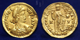 Roman Empire. Honorius. AV Solidus. 394-395 AD