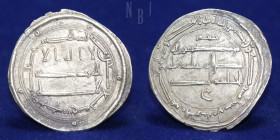Abbasid: al-Rashid, AR Dirham, Mint Madinat Zaranj, Date 179H