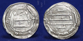 Abbasid: AR Dirham, al-Rashid, Mint Ifriqiya, Date 180h