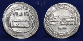 Abbasid: AR Dirhams. al-Rashid, Mint Al-Muhammadiya. Date 175h