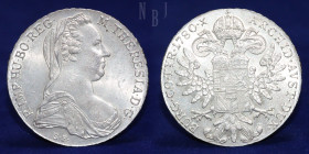 ITALY: Taler 1780 S HABSBURG EMPIRE - LOMBARDY - MARIA THERESIA