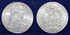ITALY: Taler 1780 S HABSBURG EMPIRE - LOMBARDY - MARIA THERESIA