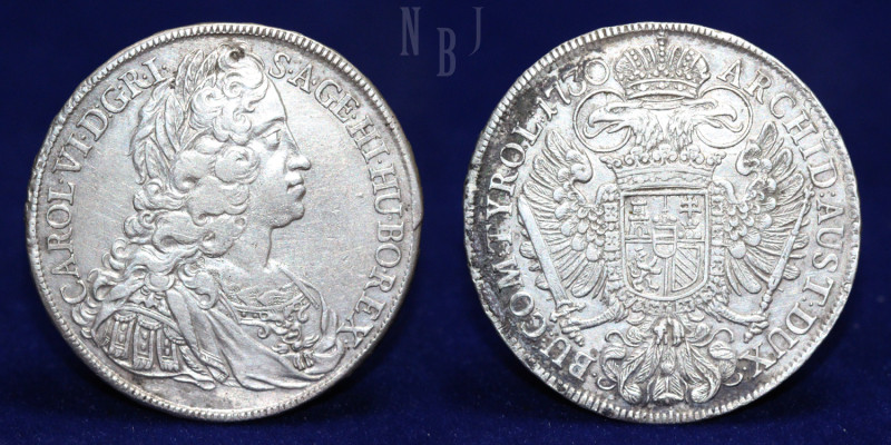 BOHEMIA: Holy Roman Empire. České království (Kingdom of Bohemia). Karl VI. Empe...