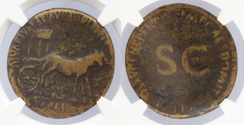 Roman Empire Jilia Titi c. AD 79-90/1 AE Sestertius posthumous under Domitian NG...