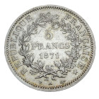 France 5 Francs 1871 A